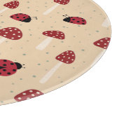 Planche À Découper Coccinelles et Champignons Rouges (Coin)