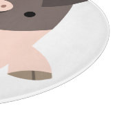 Planche à découper cochon de dessin animé mignon e (Coin)