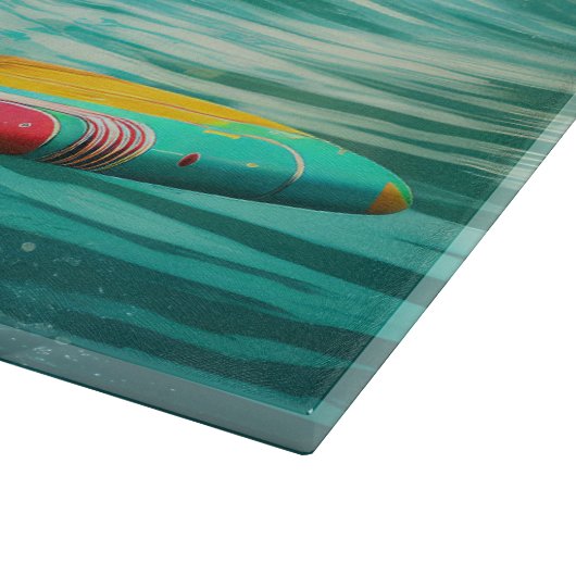 Planche À Découper Cockapoo Beach Surf Paining (Coin)