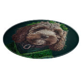 Planche À Découper Cockapoo Dog en robe de fête St. Patrick (Coin)