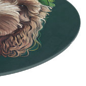 Planche À Découper Cockapoo Dog en robe de fête St. Patrick (Coin)