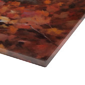 Planche À Découper Cockapou dans les feuilles d'automne automne autom (Coin)