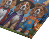Planche À Découper Cocker Chiens espagnols Citrouille Halloween Funny (Coin)