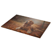 Planche À Découper Cocker Spaniel à l'automne Feuilles automne Inspir (Coin)