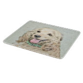 Planche À Découper Cocker Spaniel Buff Peinture - Art Chien original (Coin)
