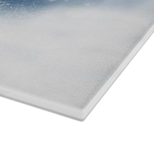 Planche À Découper Cocker Spaniel Chien Avec Noël Santa Hat (Coin)