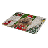 Planche À Découper Cocker Spaniel Chien Noël (Coin)