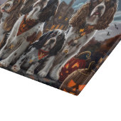 Planche À Découper Cocker Spaniel Halloween Éffrayant (Coin)