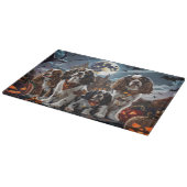 Planche À Découper Cocker Spaniel Halloween Éffrayant (Coin)