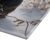 Planche À Découper Cocker Spaniel Laisser Neige Noël (Coin)