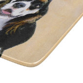 Planche À Découper Cocker Spaniel (Parti) Peinture - Art Chien origin (Coin)