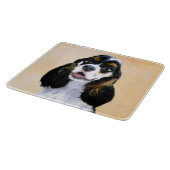 Planche À Découper Cocker Spaniel (Parti) Peinture - Art Chien origin (Coin)