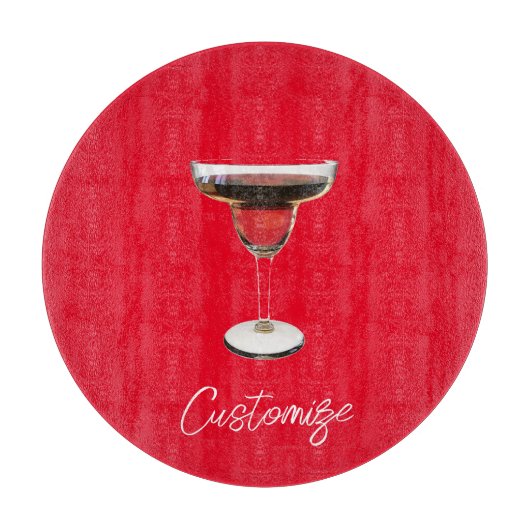Planche À Découper Cocktail Big Red Margarita Boire Thunder_Cove (Devant)