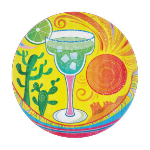 Planche À Découper Cocktail Coloré