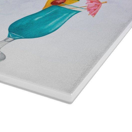 Planche À Découper Cocktail d'arc-en-ciel lumineux boissons d'été cél (Coin)