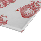Planche À Découper Coeur Anatomique Rouge (Coin)