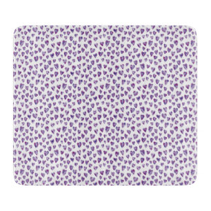 Planche À Découper Coeur aquarelle