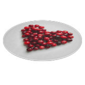 Planche À Découper Cœur de Cranberry (Coin)