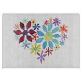 Planche À Découper Coeur des fleurs (Devant)