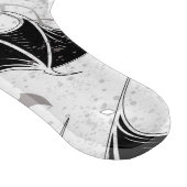 Planche À Découper Coeur d'Halloween avec ailes de chauve-souris noir (Coin)