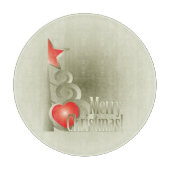 Planche À Découper Coeur pour Noël (Devant)