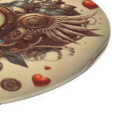 Planche À Découper Coeur Steampunk/Saint-Valentin (Coin)