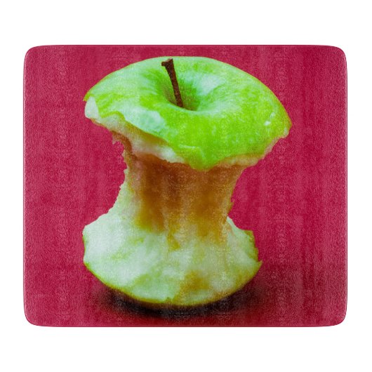 Planche À Découper Coeur vert pomme (Devant)