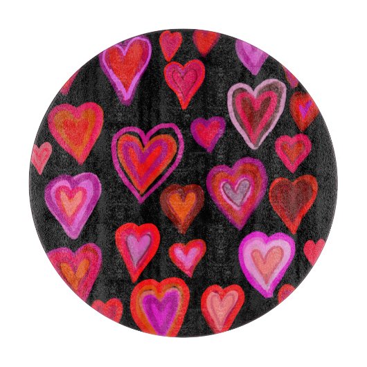 Planche À Découper Coeurs (Devant)