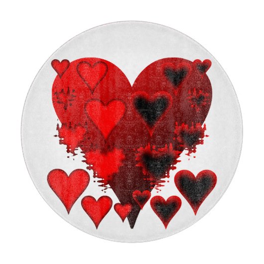 Planche À Découper Coeurs (Devant)