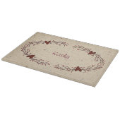 Planche À Découper Coeurs De Pays Et Planche De Verres De Berry (Coin)