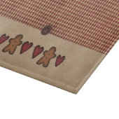 Planche À Découper Coeurs Et Pain D'Épice Hommes Planche À Verre (Coin)