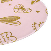 Planche À Découper Coeurs parties scintillant or : motif arrière - pl (Coin)