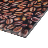 Planche À Découper Coffee Haricots crayon Motif Rustique Brown (Coin)