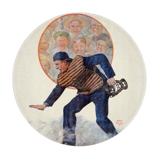 Planche À Découper Coffre-fort à la plaque (Devant)