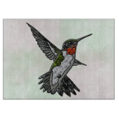 Planche À Découper Colibri à gorge rubis (Devant)