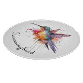 Planche À Découper Colibri exotique coloré personnalisable (Coin)