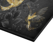 Planche À Découper Colibri noir et or (Coin)