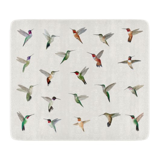 Planche À Découper Colibris d'Amérique du Nord (Devant)