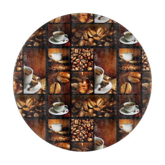 Planche À Découper Collage 2 de café (Devant)