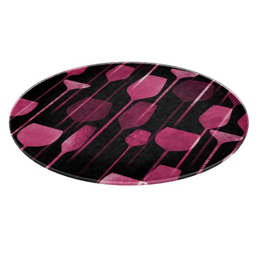 Planche À Découper Collage Art : Motif de boisson de fête. (Coin)