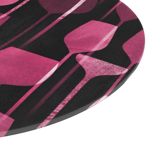 Planche À Découper Collage Art : Motif de boisson de fête. (Coin)