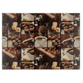 Planche À Découper Collage de café (Devant)