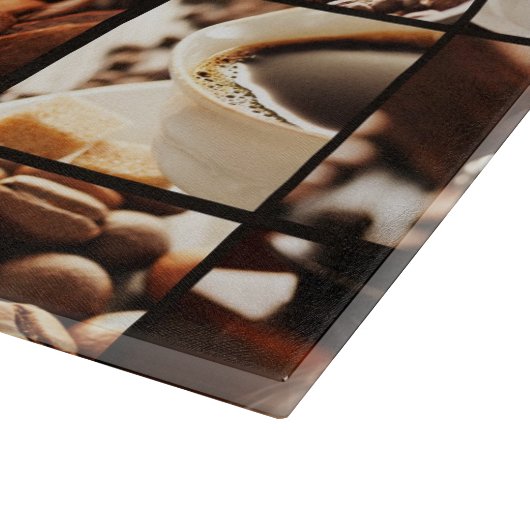 Planche À Découper Collage de café (Coin)
