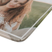 Planche À Découper Collage de couple moderne photo et cadeau familial (Coin)