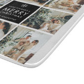 Planche À Découper Collage Moderne « Joyeux Noël » Multi-Photo (Coin)