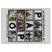 Planche À Découper Collage photo Grandpa Papo 8 (Devant)