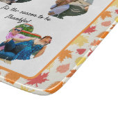 Planche À Découper Collage photo personnalisé de dinde graisseuse (Coin)