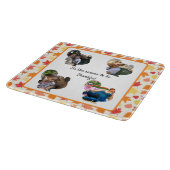 Planche À Découper Collage photo personnalisé de dinde graisseuse (Coin)