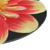 Planche À Découper Collarette orange et jaune Dahlia Floral (Coin)