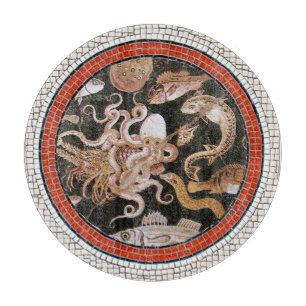 PLANCHE À DÉCOUPER COLLECTE POMPEII / OCÉAN - SCÈNE DE VIE MARINE